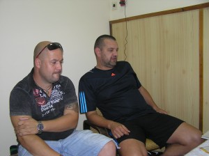 Президентът на клуба Галин Илиев/вдясно/  заяви ,че клубът ще има високи цели за предстоящото първенство